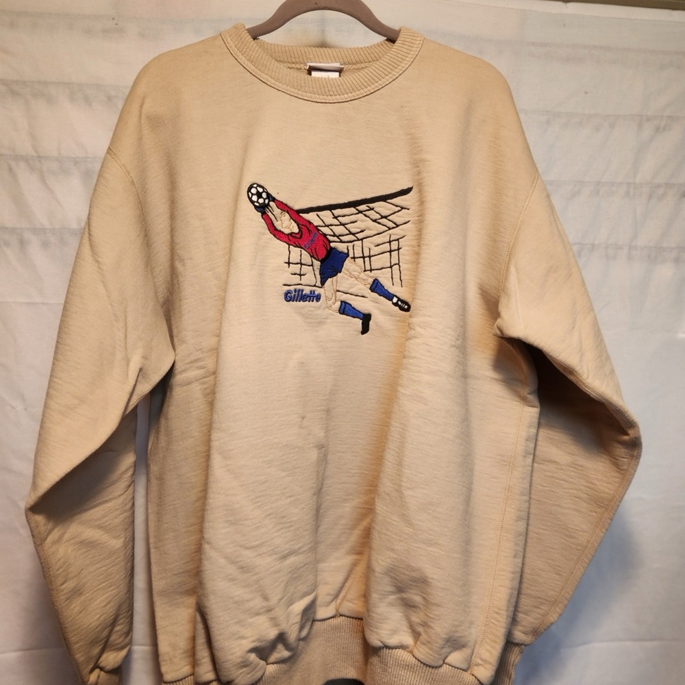 Beige Gillette Volleyball Men's Sweater